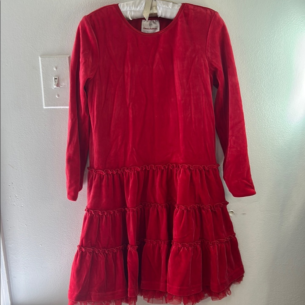 Red Velvet Kids Dress